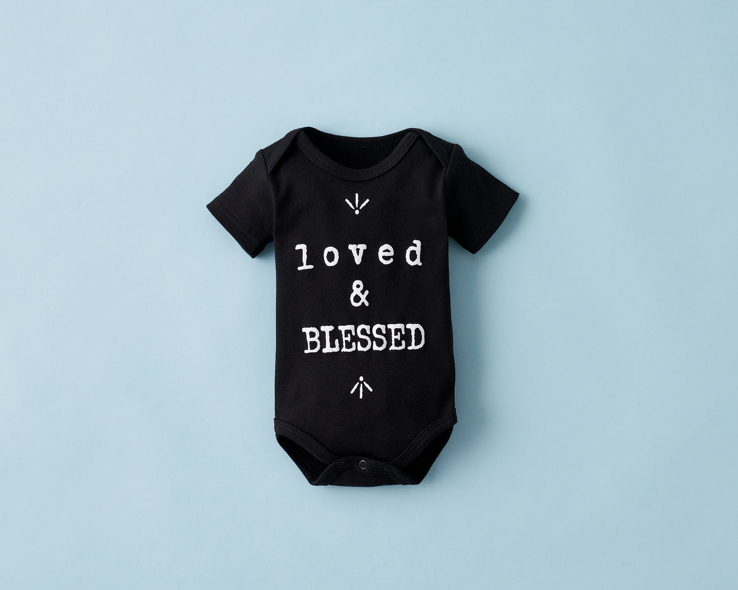 loved & BLESSED Onesie (short sleeve)