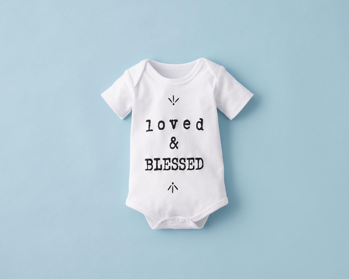 loved & BLESSED Onesie (short sleeve)